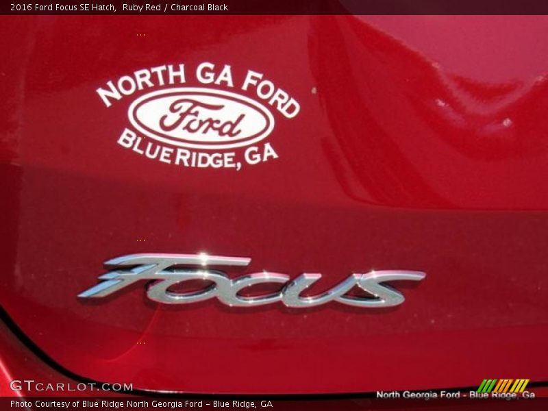 Ruby Red / Charcoal Black 2016 Ford Focus SE Hatch