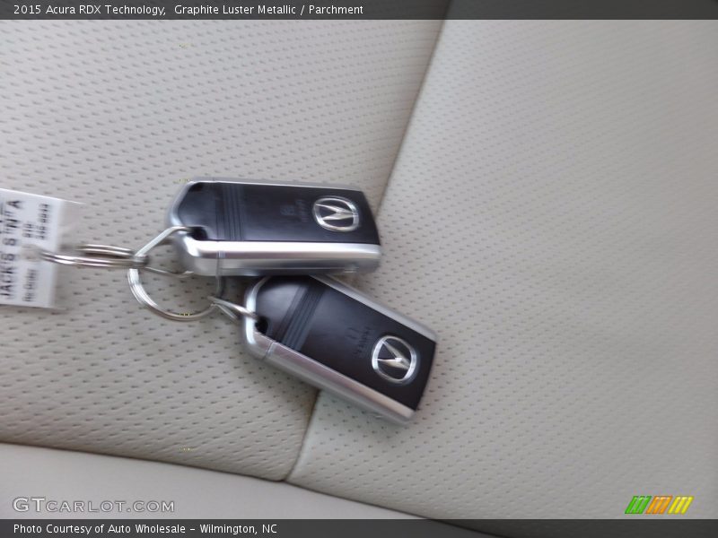Graphite Luster Metallic / Parchment 2015 Acura RDX Technology