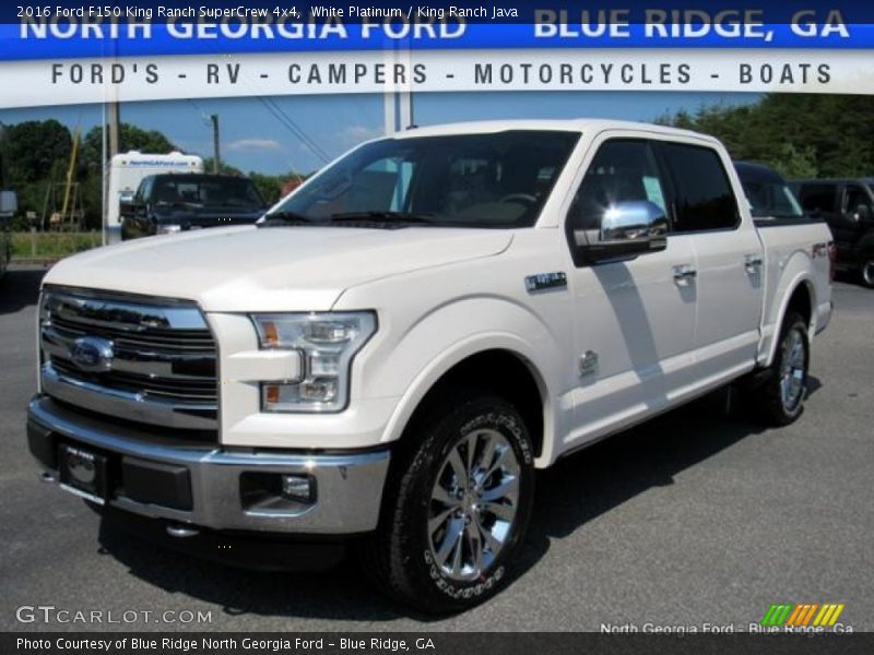 White Platinum / King Ranch Java 2016 Ford F150 King Ranch SuperCrew 4x4