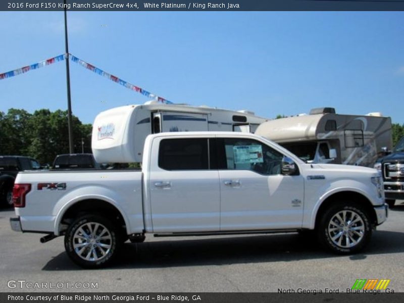 White Platinum / King Ranch Java 2016 Ford F150 King Ranch SuperCrew 4x4