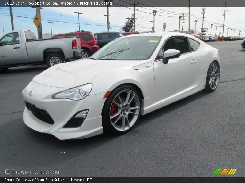 Whiteout / Black/Red Accents 2013 Scion FR-S Sport Coupe