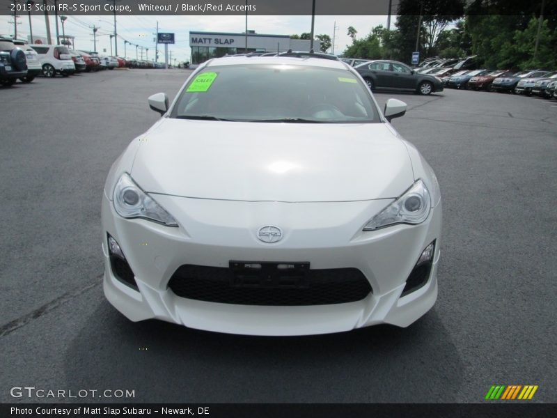 Whiteout / Black/Red Accents 2013 Scion FR-S Sport Coupe