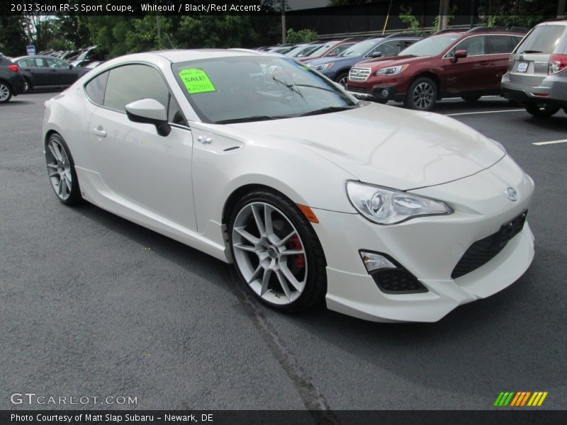 Whiteout / Black/Red Accents 2013 Scion FR-S Sport Coupe