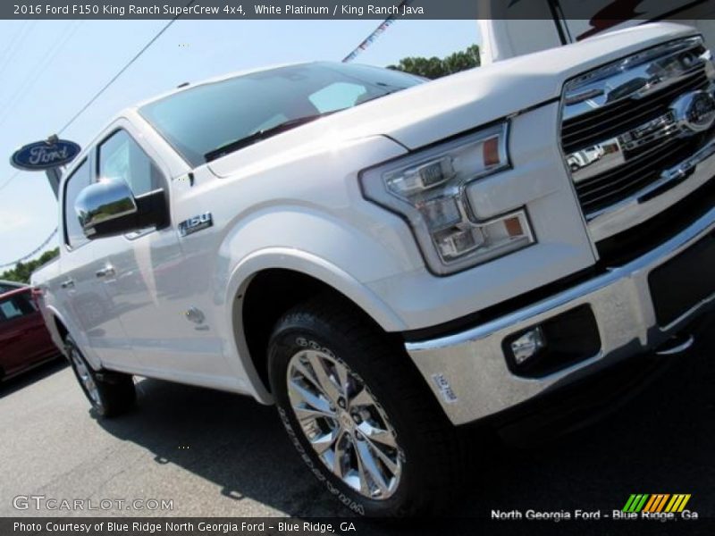 White Platinum / King Ranch Java 2016 Ford F150 King Ranch SuperCrew 4x4