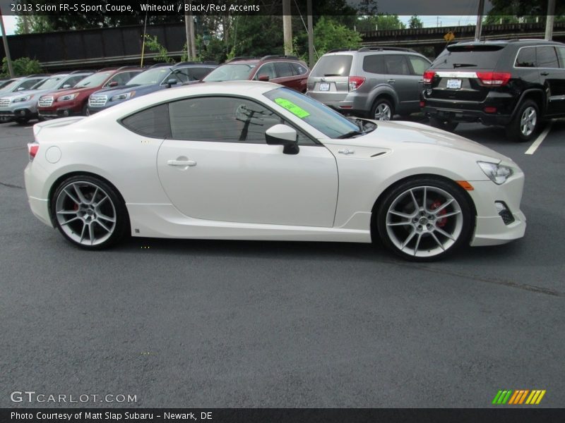 Whiteout / Black/Red Accents 2013 Scion FR-S Sport Coupe