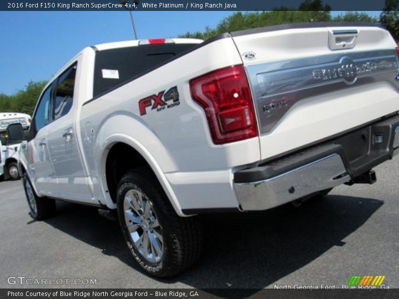 White Platinum / King Ranch Java 2016 Ford F150 King Ranch SuperCrew 4x4