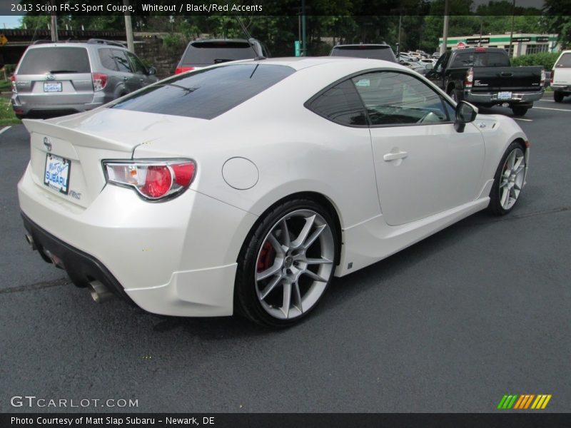 Whiteout / Black/Red Accents 2013 Scion FR-S Sport Coupe