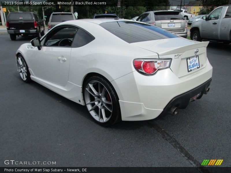 Whiteout / Black/Red Accents 2013 Scion FR-S Sport Coupe