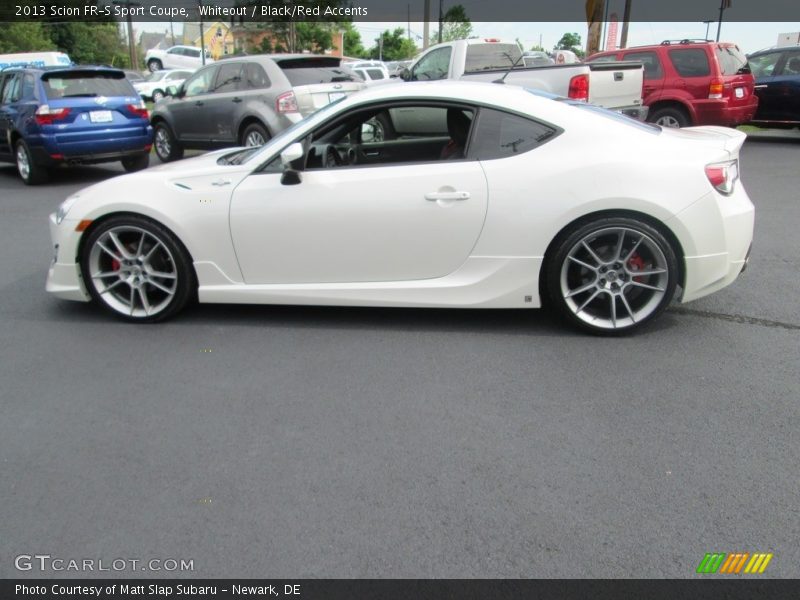 Whiteout / Black/Red Accents 2013 Scion FR-S Sport Coupe