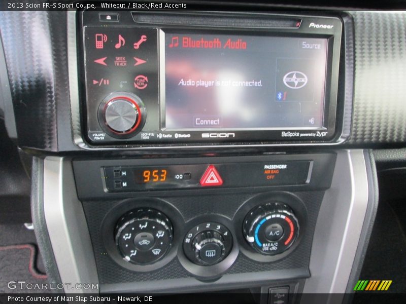 Whiteout / Black/Red Accents 2013 Scion FR-S Sport Coupe