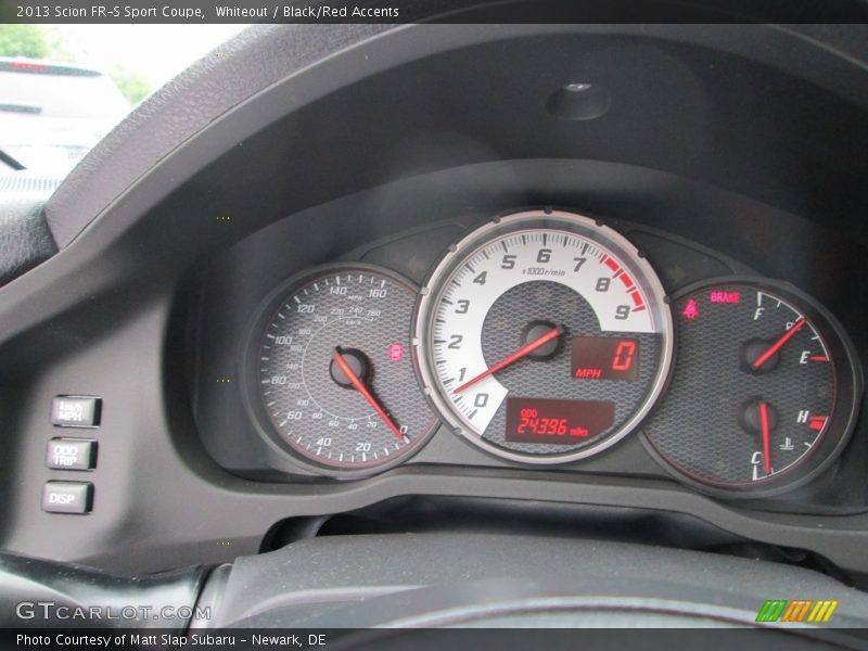 Whiteout / Black/Red Accents 2013 Scion FR-S Sport Coupe