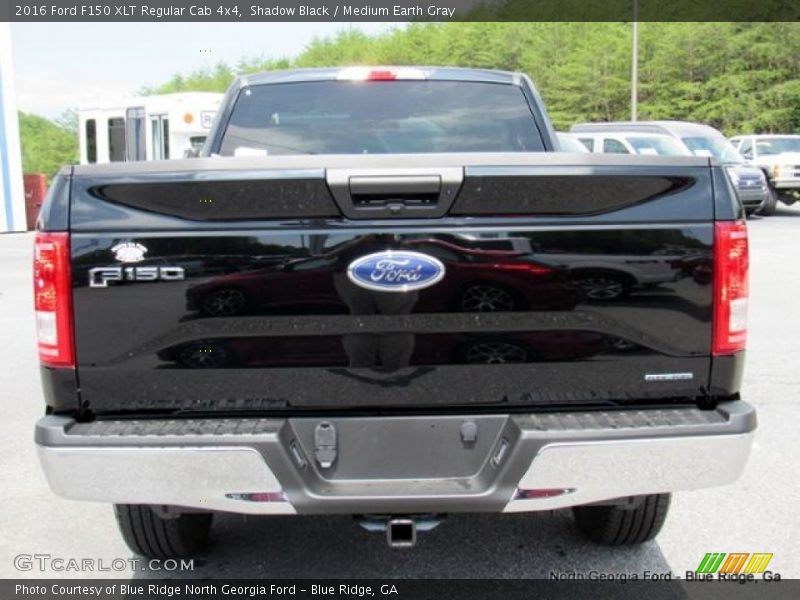 Shadow Black / Medium Earth Gray 2016 Ford F150 XLT Regular Cab 4x4