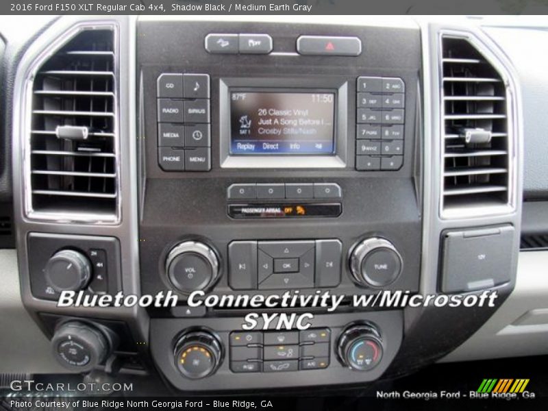 Shadow Black / Medium Earth Gray 2016 Ford F150 XLT Regular Cab 4x4