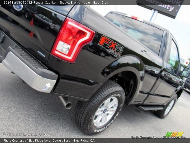 Shadow Black / Medium Earth Gray 2016 Ford F150 XLT Regular Cab 4x4