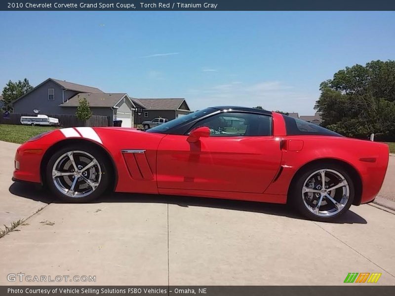 Torch Red / Titanium Gray 2010 Chevrolet Corvette Grand Sport Coupe