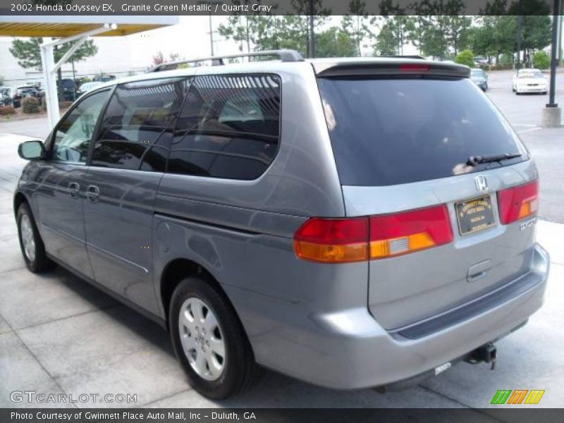 Granite Green Metallic / Quartz Gray 2002 Honda Odyssey EX