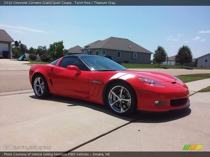 Torch Red / Titanium Gray 2010 Chevrolet Corvette Grand Sport Coupe