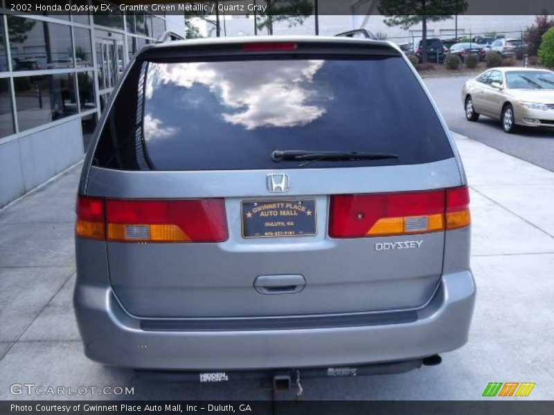 Granite Green Metallic / Quartz Gray 2002 Honda Odyssey EX
