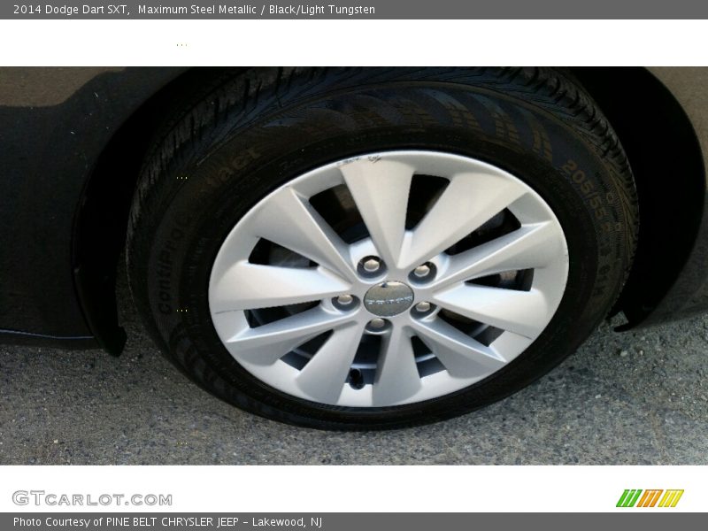 Maximum Steel Metallic / Black/Light Tungsten 2014 Dodge Dart SXT