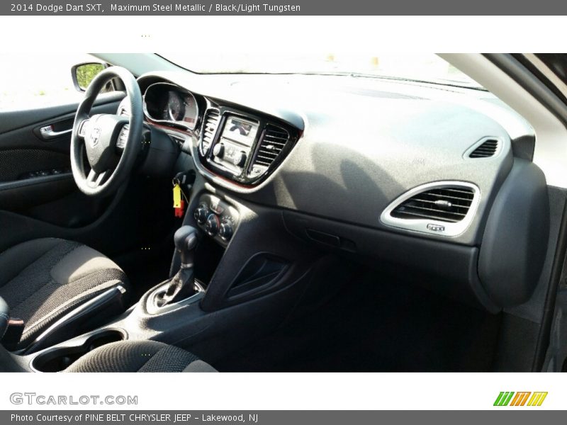 Maximum Steel Metallic / Black/Light Tungsten 2014 Dodge Dart SXT