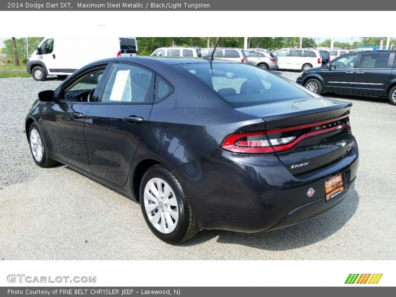 Maximum Steel Metallic / Black/Light Tungsten 2014 Dodge Dart SXT