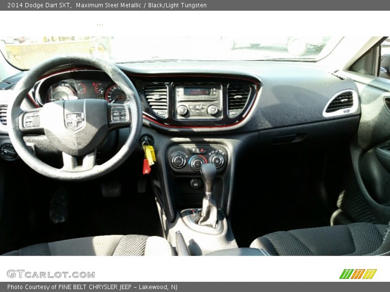 Maximum Steel Metallic / Black/Light Tungsten 2014 Dodge Dart SXT
