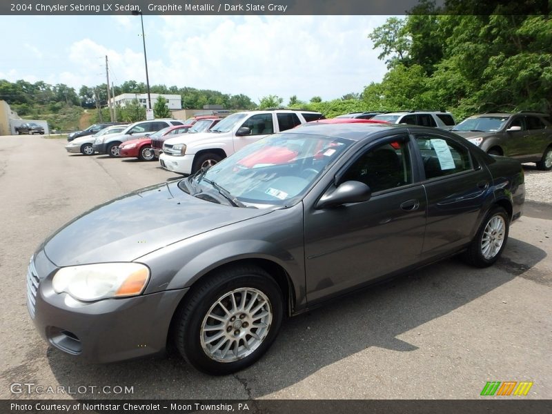 Graphite Metallic / Dark Slate Gray 2004 Chrysler Sebring LX Sedan