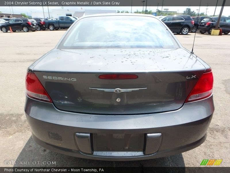 Graphite Metallic / Dark Slate Gray 2004 Chrysler Sebring LX Sedan