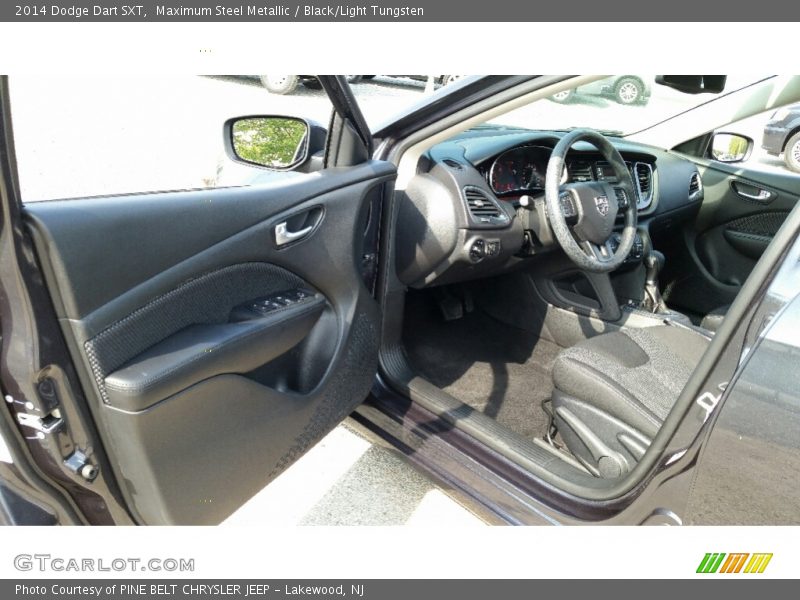 Maximum Steel Metallic / Black/Light Tungsten 2014 Dodge Dart SXT