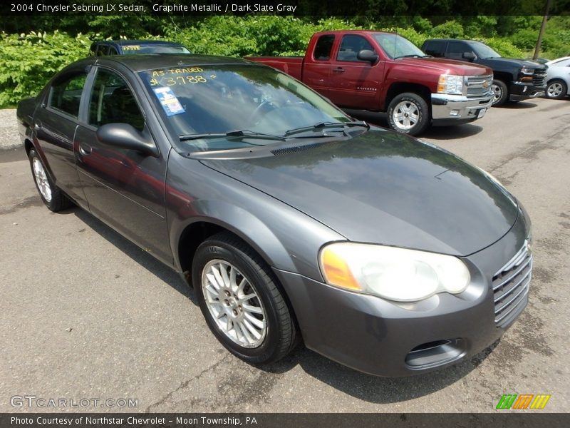 Graphite Metallic / Dark Slate Gray 2004 Chrysler Sebring LX Sedan