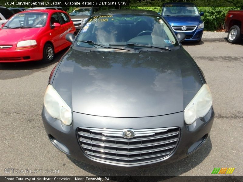 Graphite Metallic / Dark Slate Gray 2004 Chrysler Sebring LX Sedan