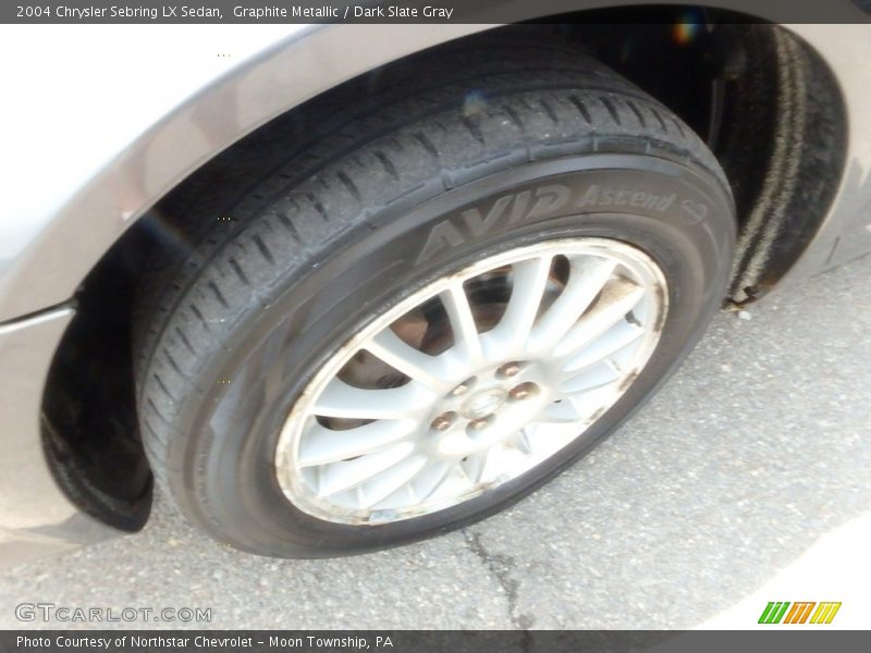 Graphite Metallic / Dark Slate Gray 2004 Chrysler Sebring LX Sedan