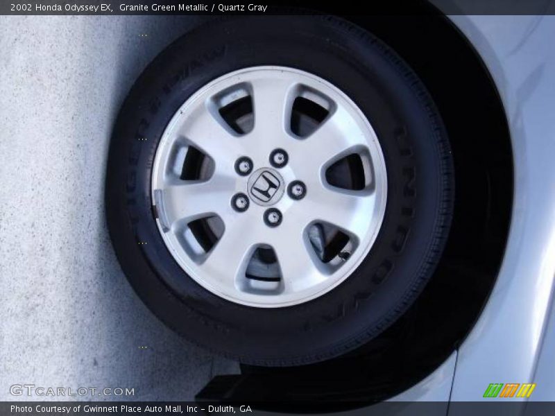 Granite Green Metallic / Quartz Gray 2002 Honda Odyssey EX