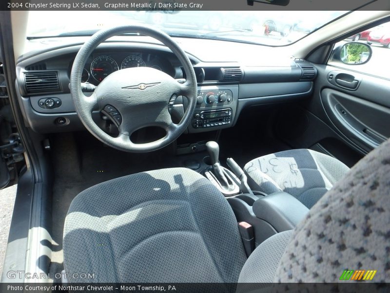 Graphite Metallic / Dark Slate Gray 2004 Chrysler Sebring LX Sedan