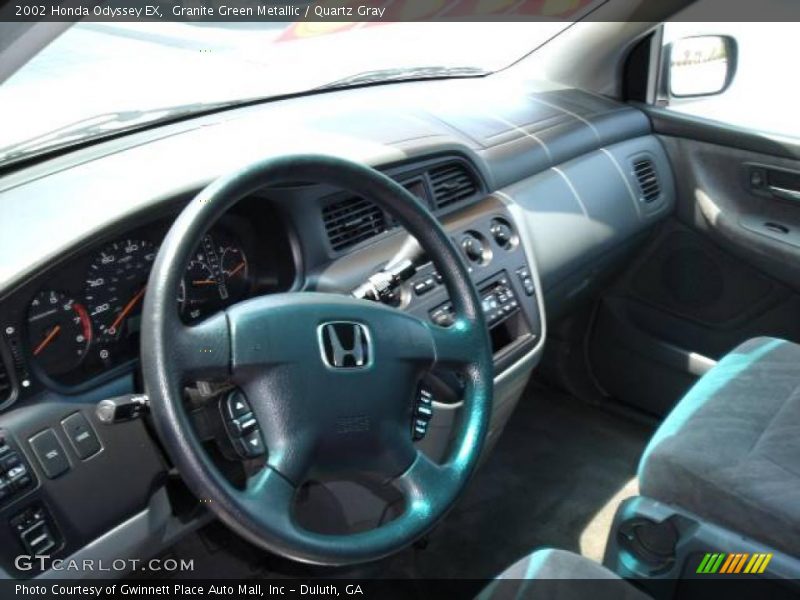 Granite Green Metallic / Quartz Gray 2002 Honda Odyssey EX