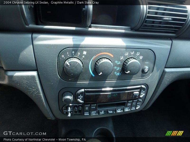 Graphite Metallic / Dark Slate Gray 2004 Chrysler Sebring LX Sedan