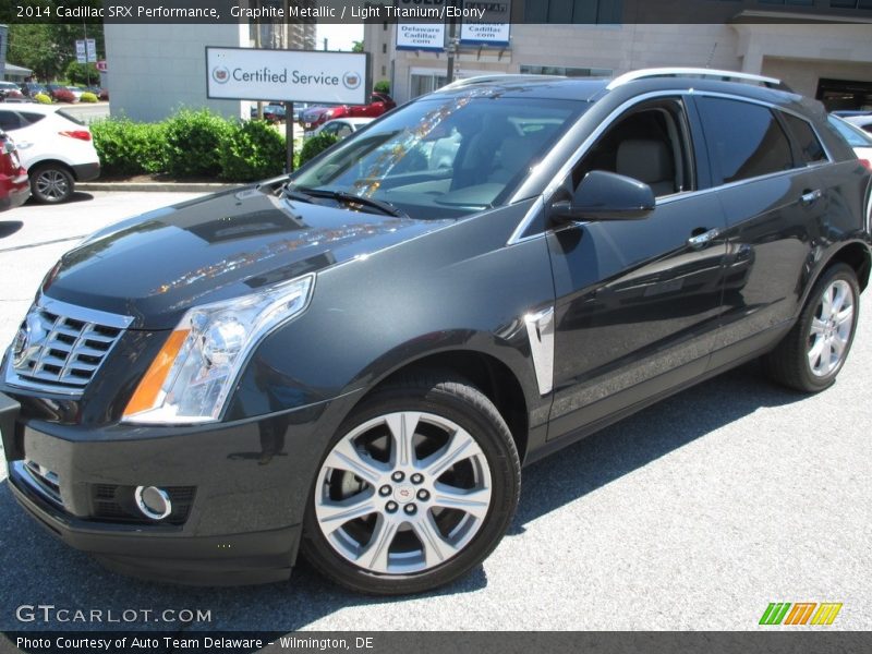 Graphite Metallic / Light Titanium/Ebony 2014 Cadillac SRX Performance