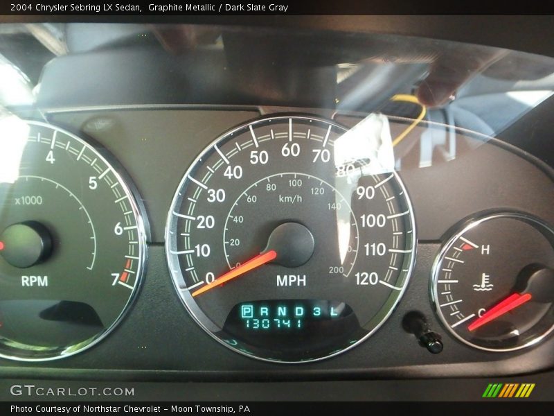 Graphite Metallic / Dark Slate Gray 2004 Chrysler Sebring LX Sedan