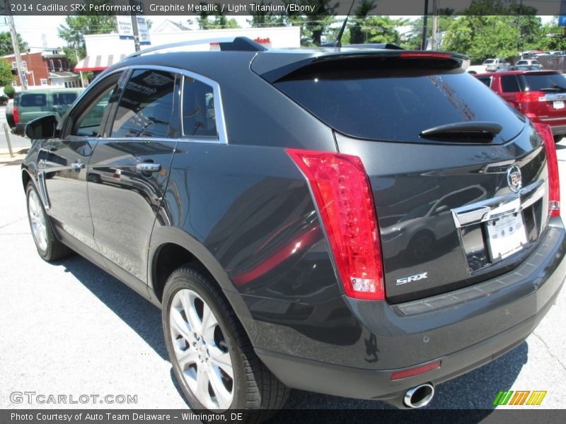 Graphite Metallic / Light Titanium/Ebony 2014 Cadillac SRX Performance