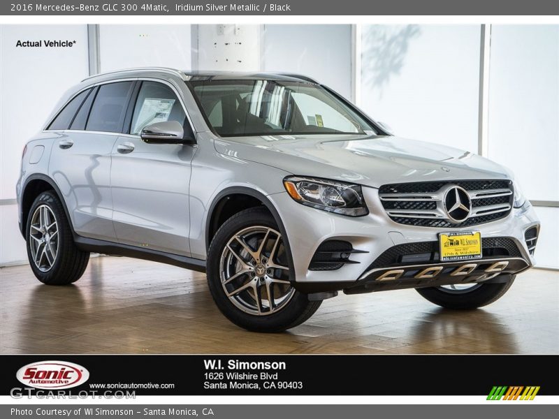 Iridium Silver Metallic / Black 2016 Mercedes-Benz GLC 300 4Matic