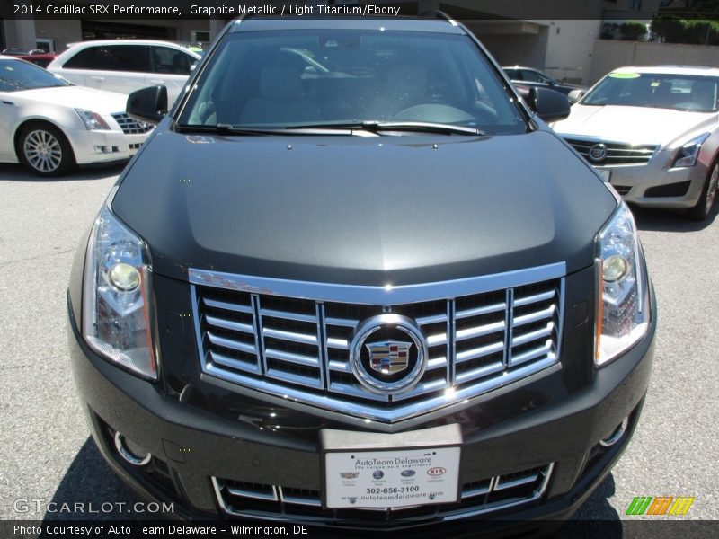 Graphite Metallic / Light Titanium/Ebony 2014 Cadillac SRX Performance