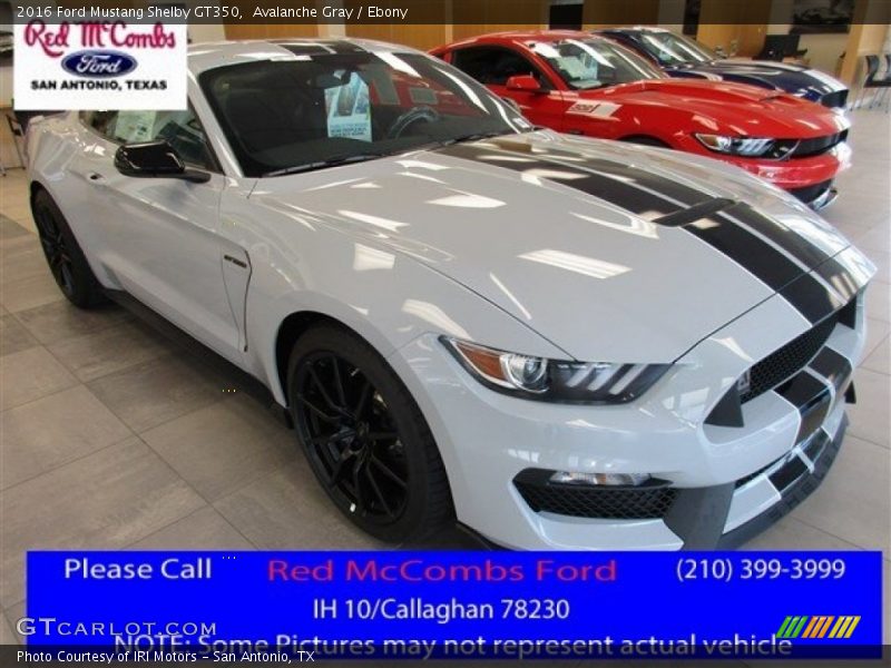 Avalanche Gray / Ebony 2016 Ford Mustang Shelby GT350
