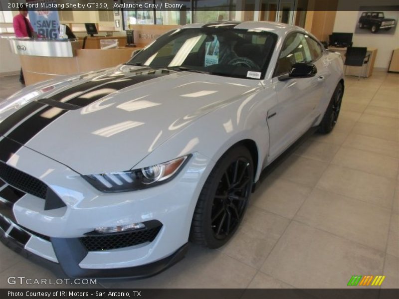Avalanche Gray / Ebony 2016 Ford Mustang Shelby GT350