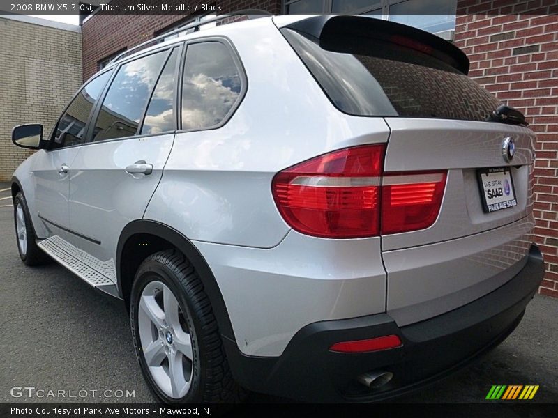 Titanium Silver Metallic / Black 2008 BMW X5 3.0si