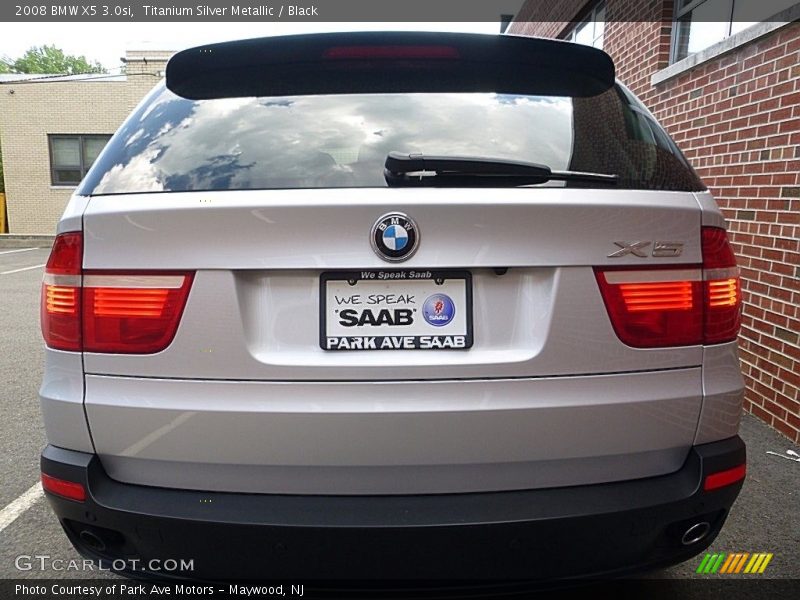 Titanium Silver Metallic / Black 2008 BMW X5 3.0si