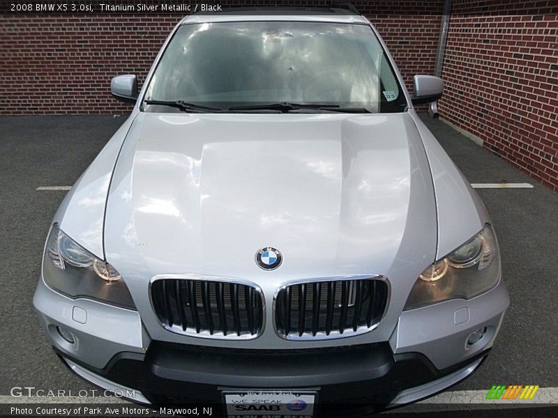 Titanium Silver Metallic / Black 2008 BMW X5 3.0si