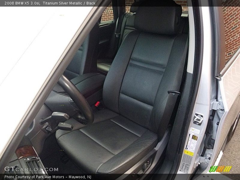 Titanium Silver Metallic / Black 2008 BMW X5 3.0si