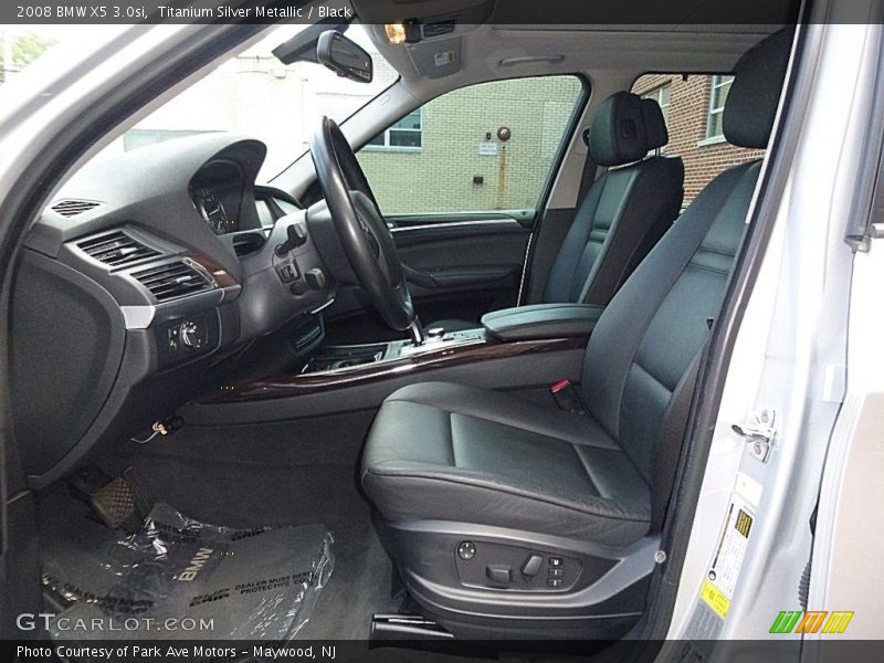 Titanium Silver Metallic / Black 2008 BMW X5 3.0si