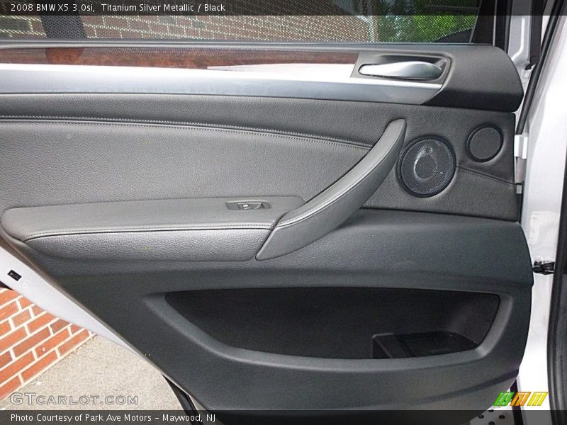 Titanium Silver Metallic / Black 2008 BMW X5 3.0si
