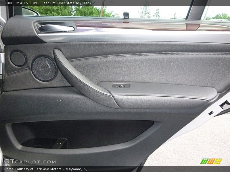Titanium Silver Metallic / Black 2008 BMW X5 3.0si
